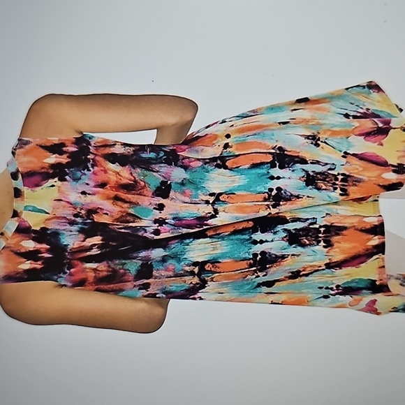 NWOT Viracy Sleeveless Swing Tunic MultiColored Tank Top Large - Picture 12 of 13